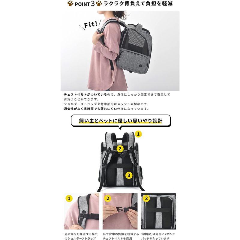 Animaryペットキャリー 折りたたみ ペットキャリーバッグ リュック 猫 犬 拡張型 ブルー 折りたたみ ペットキャリーバッグ リュック 猫 犬 拡張型 ブルー 　 幅 × 奥行き