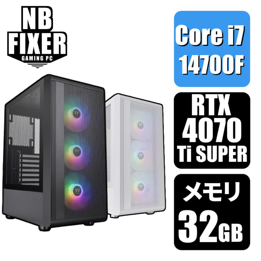 SSD1TB追加　RTX4070super ゲーミングpc i7 14700F Amazon.co.jp: mouse 【RTX 4070 SUPER搭載/3年保証