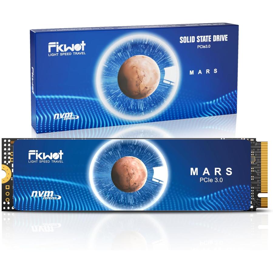 Fikwot FX550 M.2 SSD 500GB PCIe Gen3.0×4 最大転送速度 3,000MB/秒(R