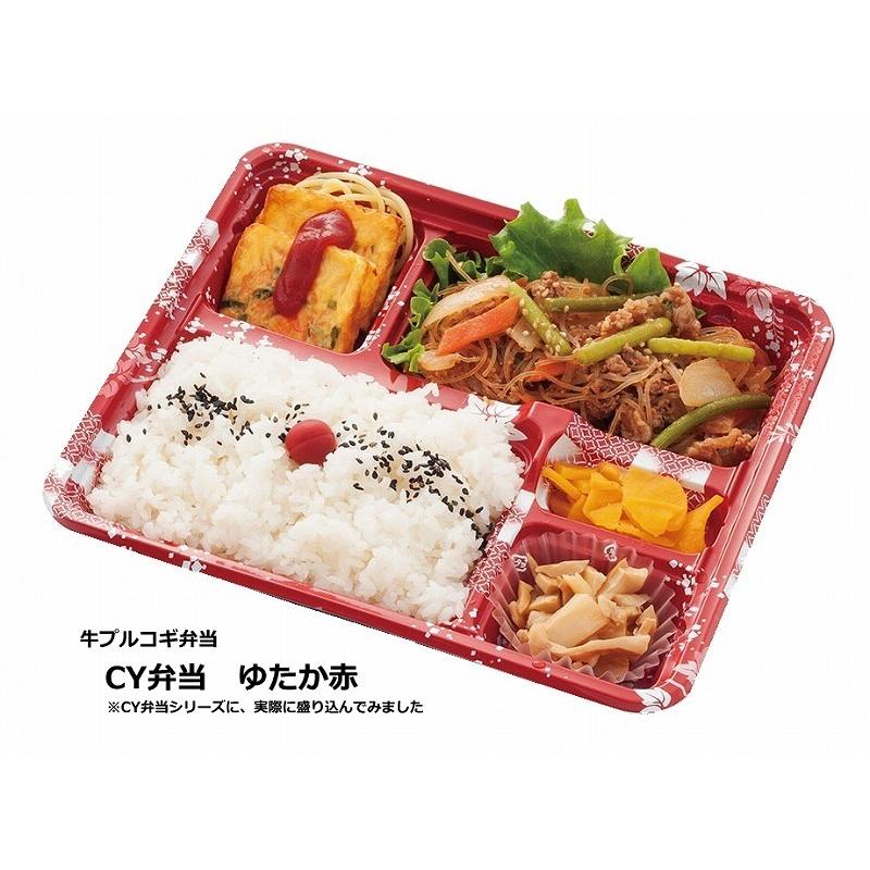 エフピコ テイクアウト 弁当容器 使い捨て CY−2−2(ゆたか赤