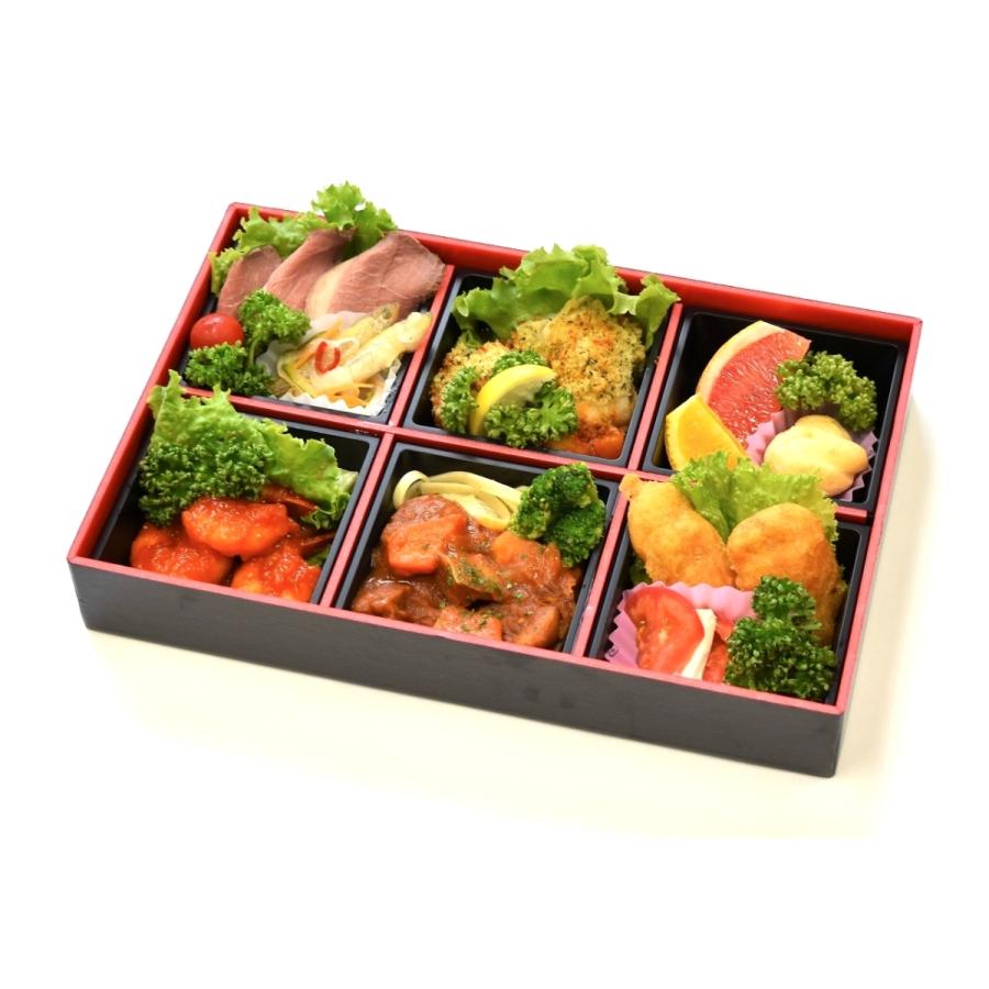 茶色い花模様の弁当箱 24個セット 26cm×20cm×5cm 仕出し弁当箱 工房アイザワ 弁当箱 1段 670ml HANAKO 木蓋つきフードボックス