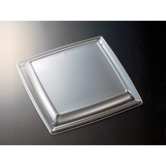 使い捨て容器　角皿　テイクアウト　ＣＴ沙楽Ｋ３０−３０(白)　本体・嵌合蓋セット　２０枚　「中央化学」「業務用」　弁当　すし　オードブル | 中央化学 | 02