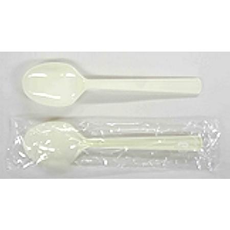 スプーン　使い捨て　個包装　商売繁盛　袋入スプーン１６ｃｍ　3000本　「大和物産」「業務用」「メーカー直送」　テイクアウト　カトラリー | 大和物産 | 01