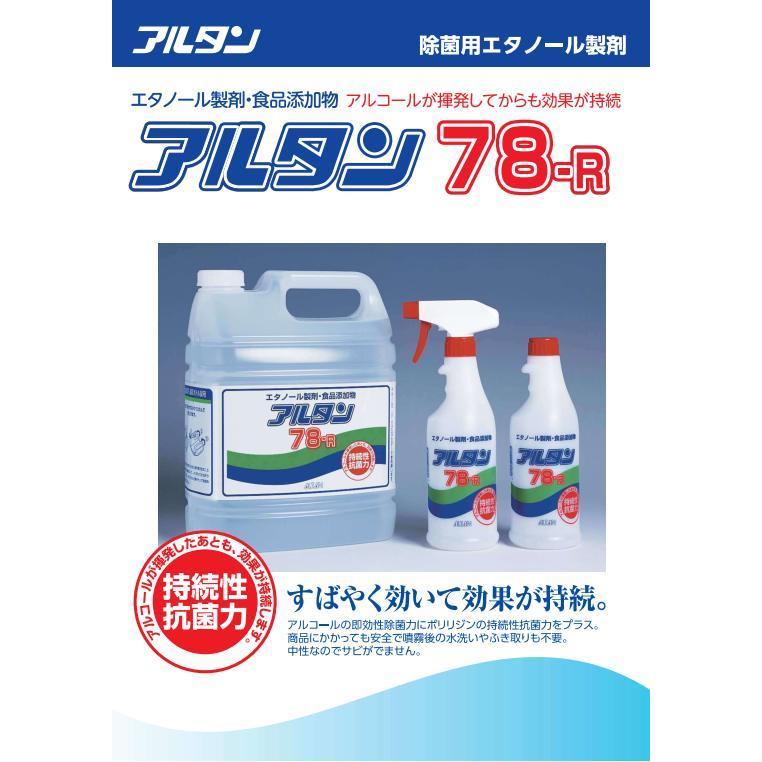 アルタン78 エタノール製剤(アルコール除菌剤) アルコール消毒液 業務用 エタノール製剤 食品添加物 アルタン
