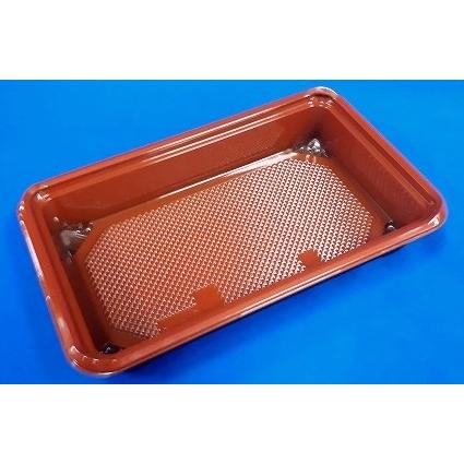 北原産業 テイクアウト 弁当容器 使い捨て KD−7(朱) 本体・深蓋