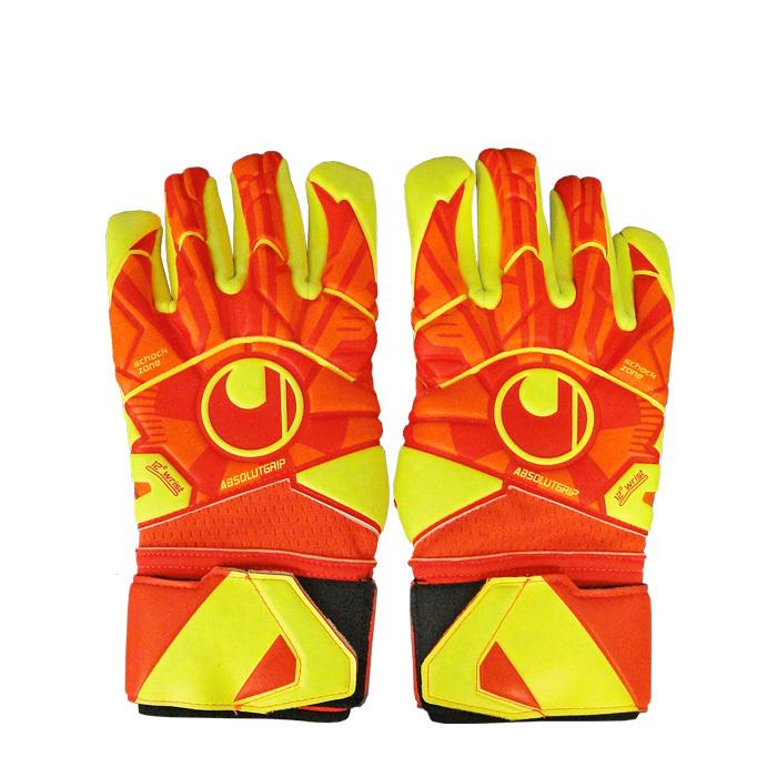 (ウールシュポルト) UHLSPORT/ダイナミックインパルス アブソルートグリップ フィンガーサラウンド/オレンジXフローイエロー/1011142-01 ウールシュポルト) UHLSPORT/ダイナミックインパルス アブソルート