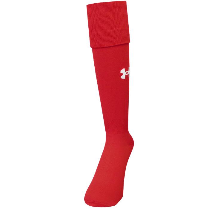 (アンダーアーマー) UNDER ARMOUR/UA TS サッカー ソリッドソックス/レッドXホワイト/1301900600/簡易配送