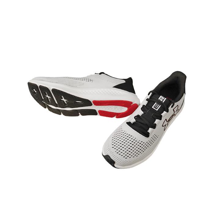 (アンダーアーマー) UNDER ARMOUR/チャージド パスート3 ビックロゴ/ホワイトXブラック/3026518-101 アンダーアーマー) UNDER ARMOUR/チャージド パスート3 ビックロゴ