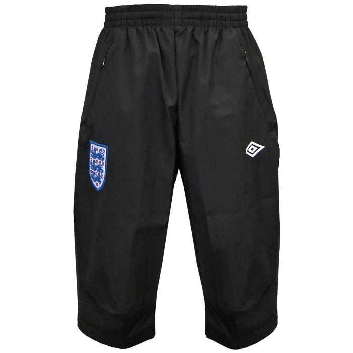 (アンブロ) UMBRO/10/11イングランド代表/3/4ウーブンパンツ/ブラック/子供用/70052-060/簡易配送(CARDのみ送料注文後変更/1点限/保障無)｜nbs