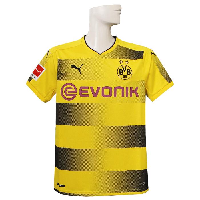 (プーマ) PUMA/17/18ドルトムント/ホーム/半袖/香川/ブンデスリーガバッジ付/751670-01 PUMA（プーマ） PUMA/17/18ドルトムント/ホーム/半袖/香川