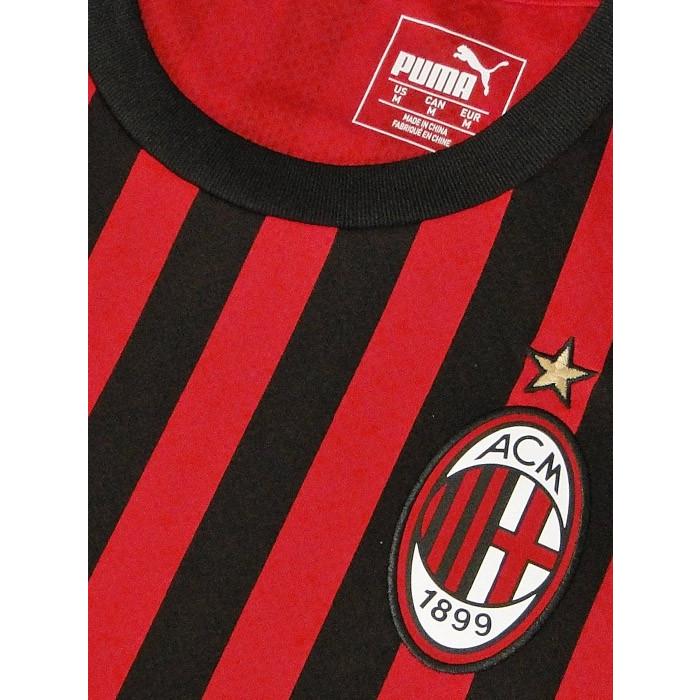 (プーマ) PUMA/19/20ACミラン/ホーム/半袖/イブラヒモビッチ/セリエAバッジ+ビッグイヤー7付/フルマーキング/755857-01 PUMA（プーマ） PUMA/19/20ACミラン/ホーム/半袖/イブラヒモビッチ