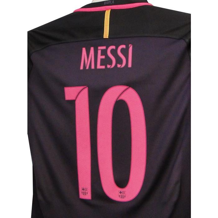 交換無料 ナイキ Nike 16 17バルセロナ アウェイ 半袖 カタール航空 選手用lfp クラブw杯優勝バッジ付 メッシ 525 特売 Www Gettoknowmontco Com