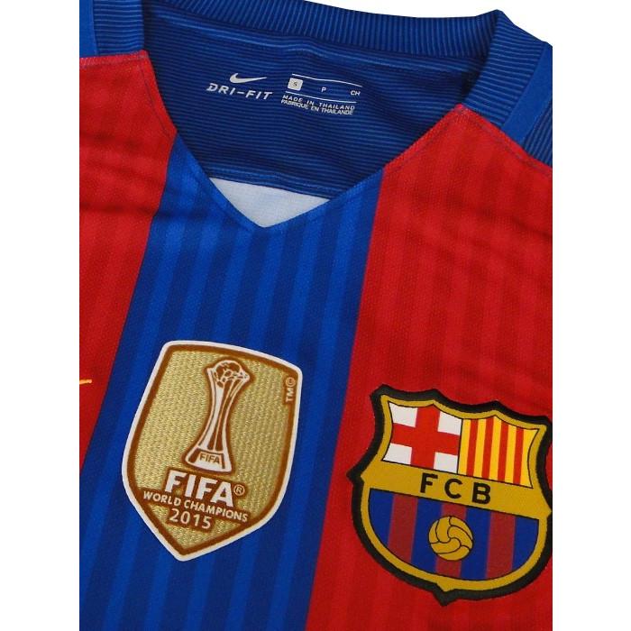 ナイキ Nike 16 17バルセロナ ホーム 半袖 カタール航空 15fifaクラブw杯優勝バッジ付 ネイマール 481 481 Spo Cwc15 Ney ネイバーズスポーツ 通販 Yahoo ショッピング