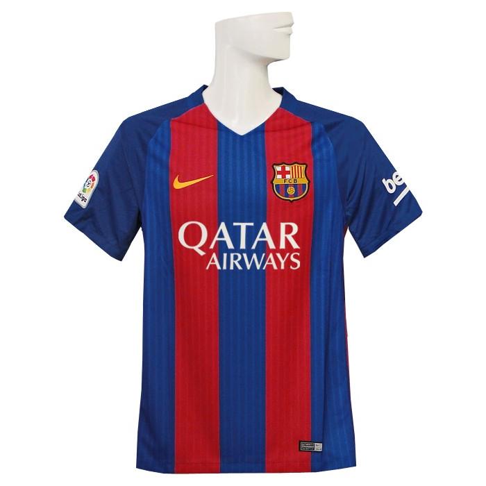ナイキ Nike 16 17バルセロナ ホーム 半袖 カタール航空スポンサー付 メッシ 481 481 Spo Mes ネイバーズスポーツ 通販 Yahoo ショッピング