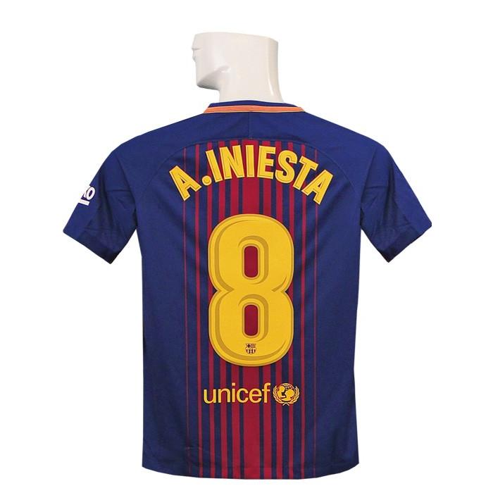 正規品】イニエスタ バルセロナ 17/18 ホームレプリカ BARCELONA