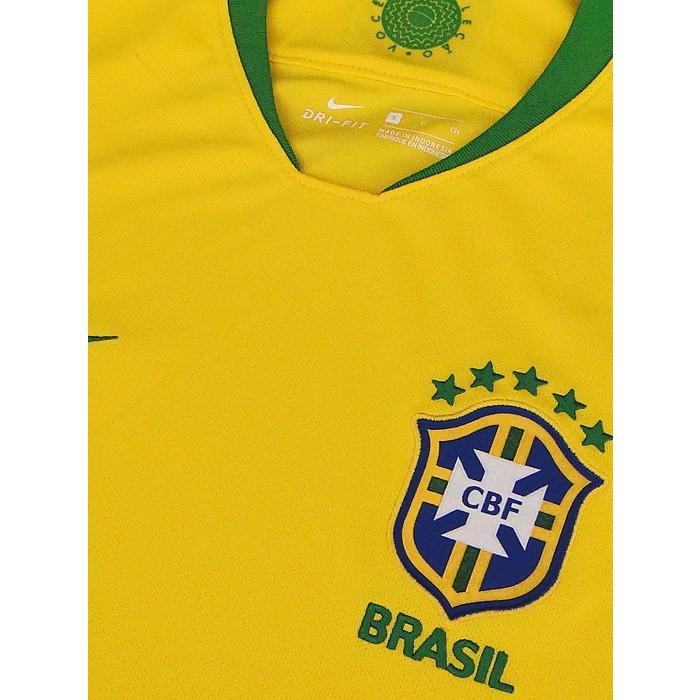 (ナイキ) NIKE/18/19ブラジル代表/ホーム/半袖/2018ワールドカップバッジ+LIVING FOOTBALLバッジ付/893856-749 NIKE（ナイキ） NIKE/18/19ブラジル代表/ホーム/半袖/2018ワールド