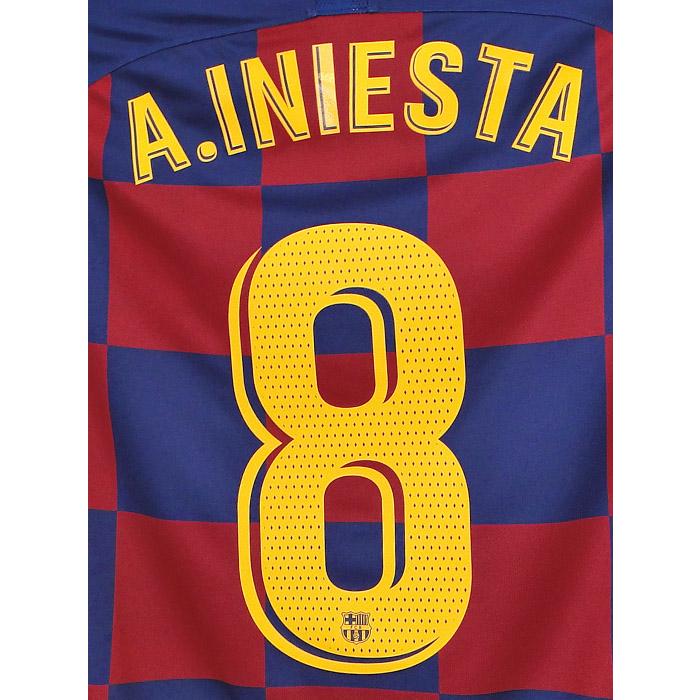 100 本物保証 ナイキ Nike 19 バルセロナ ホーム 半袖 イニエスタ Lfp優勝バッジ Aj5532 456 注目の Www Ladislexia Net