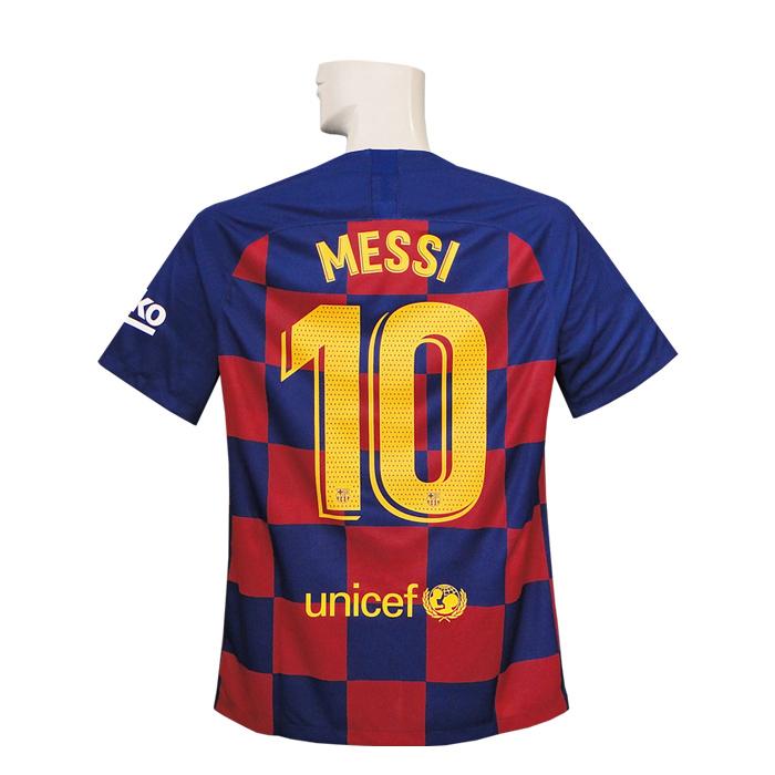 (ナイキ) NIKE/19/20バルセロナ/ホーム/半袖/メッシ/LFP優勝バッジ/AJ5532-456 NIKE（ナイキ） NIKE/19/20バルセロナ/ホーム/半袖/メッシ/LFP優勝