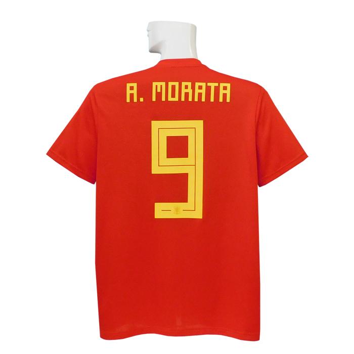 (アディダス) adidas/18/19スペイン代表/ホーム/半袖/アルバロ・モラタ/DTY42-CX5355 adidas（アディダス） adidas/18/19スペイン代表/ホーム/半袖/アルバロ
