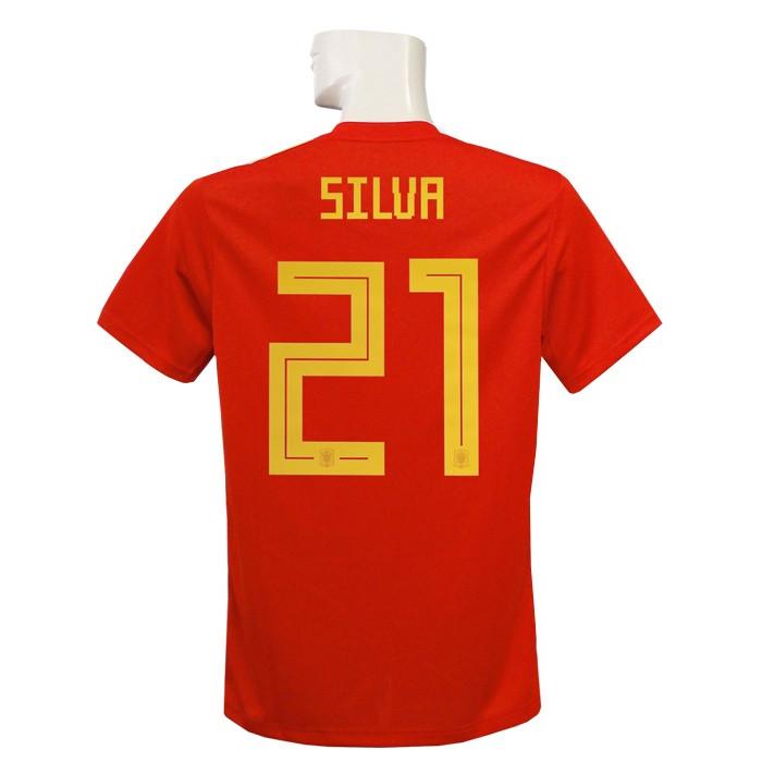 スペイン代表シャツ（adidas）SILVA 21番 スペイン代表シャツ（adidas）SILVA 21番 - メルカリ