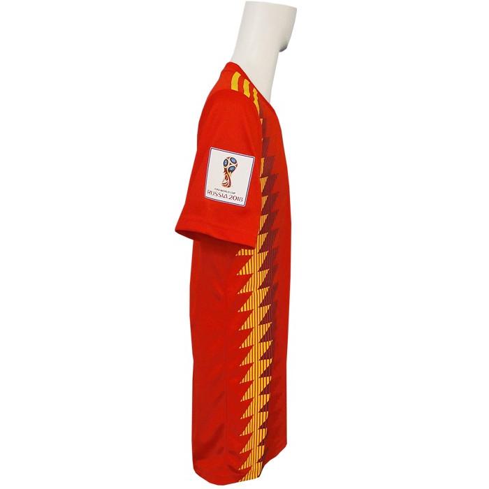 (アディダス) adidas/18/19スペイン代表/ホーム/半袖/ダビド・シルバ/ワールドカップバッジ+LIVING FOOTBALLバッジ付/DTY42-CX5355 adidas（アディダス） adidas/18/19スペイン代表/ホーム/半袖/ダビド