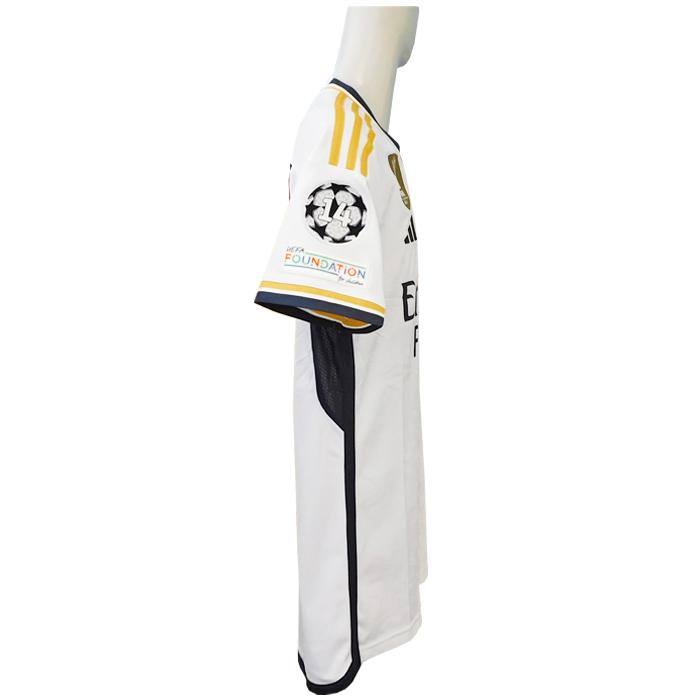 ***日本サイズ4XL=インポートXL***(アディダス) adidas/23/24レアルマドリード/CL/ホーム/半袖/モドリッチ/CWC+CL+FOUNDATIONパッチ付 | adidas | 04