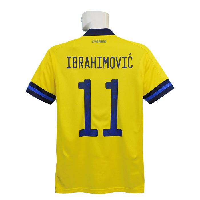 スウェーデン代表 ユニフォーム イブラヒモビッチ adidas (アディダス) adidas/20/21スウェーデン代表/ホーム/半袖