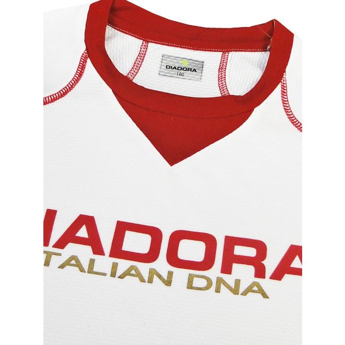 DIADORA（ディアドラ） DIADORA/プラクティスシャツ長袖JR/ホワイトX
