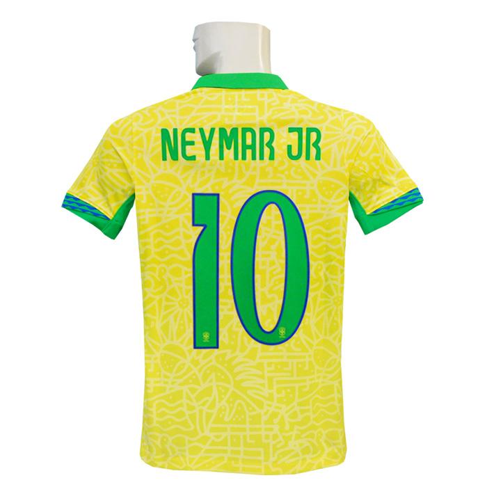 (ナイキ) NIKE/24/25ブラジル代表/ホーム/半袖/ネイマール/ジュニア用/FJ4409-706 NIKE（ナイキ） NIKE/24/25ブラジル代表/ホーム/半袖/ネイマール