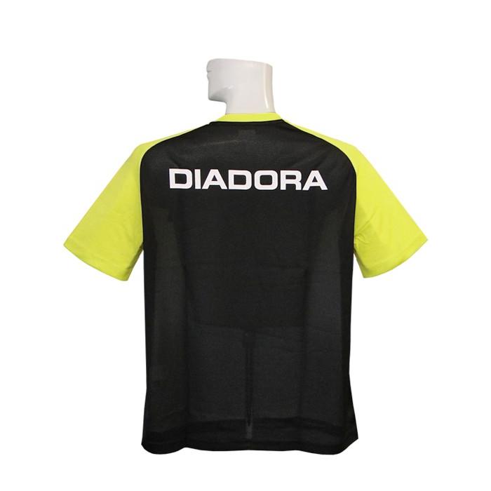 ディアドラ) DIADORA/G2.0プラクティスシャツ半袖/イエローXブラック/FP4301-15/簡易配送(CARDのみ/送料注文後変更/1点限)  :FP4301-15:ネイバーズスポーツ 通販 