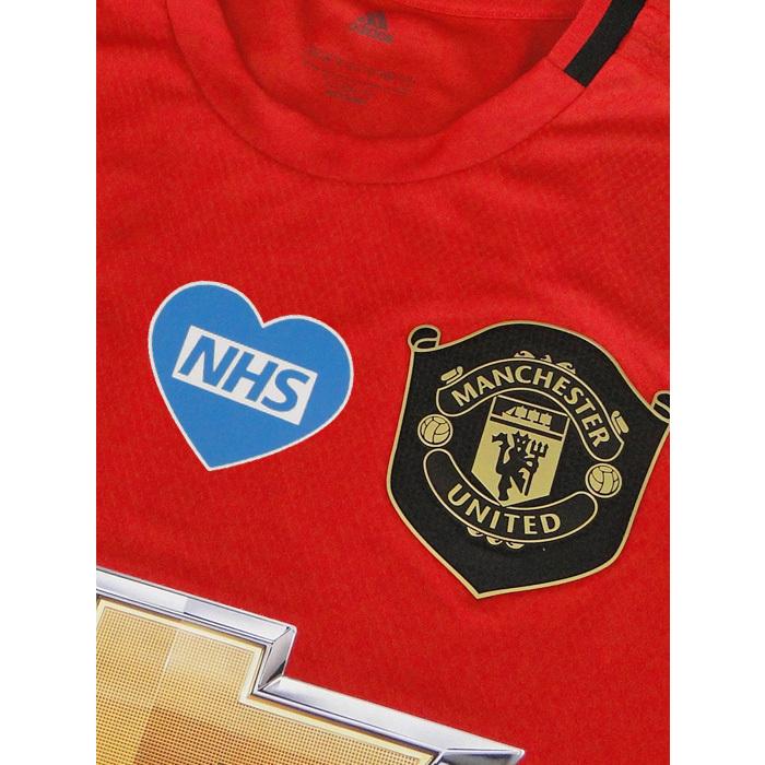 (アディダス) adidas/19/20マンチェスターユナイテッド/ホーム/半袖/ラッシュフォード/NHS+Black Lives Matterバッジ付/GEM43-ED7386 adidas（アディダス） adidas/19/20マンチェスターユナイテッド/ホーム