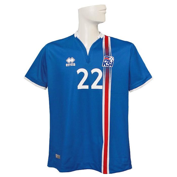 (エレア) ERREA/16/17アイスランド代表/ホーム/半袖/グジョンセン/SMBX6C0441990IN 限定入荷***(エレア) ERREA/16/17アイスランド代表/ホーム/半袖