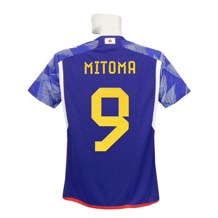 【新品タグ付】2022 W杯 日本代表 ユニフォーム 三笘薫 M HF1845 adidas（アディダス） adidas/22/23日本代表/ホーム/半袖/三笘/#9