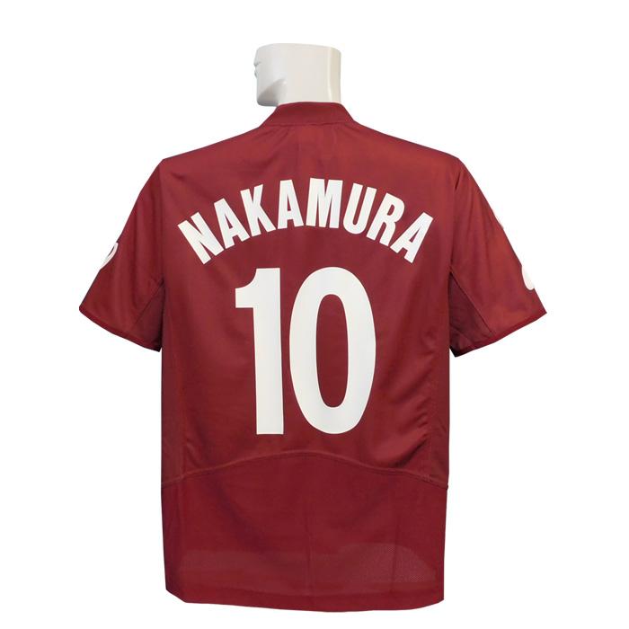 (アシックス) ASICS/2003/2004/レッジーナ/ホーム/半袖/中村俊輔/レガカルチョパッチ付/XS016F-25 ASICS（アシックス） ***限定再入荷***(アシックス) ASICS/2003/2004