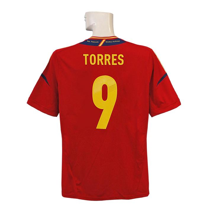 (アディダス) adidas/12/13スペイン代表/ホーム/半袖/トーレス/EURO2012決勝/マッチデー+RESPECT+優勝バッジ付/フル/ZU355-X10937 adidas（アディダス） adidas/12/13スペイン代表/ホーム/半袖/トーレス