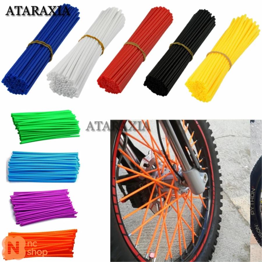 並行輸入品】 72個入り バイク用ホイールリムスポークラップキット