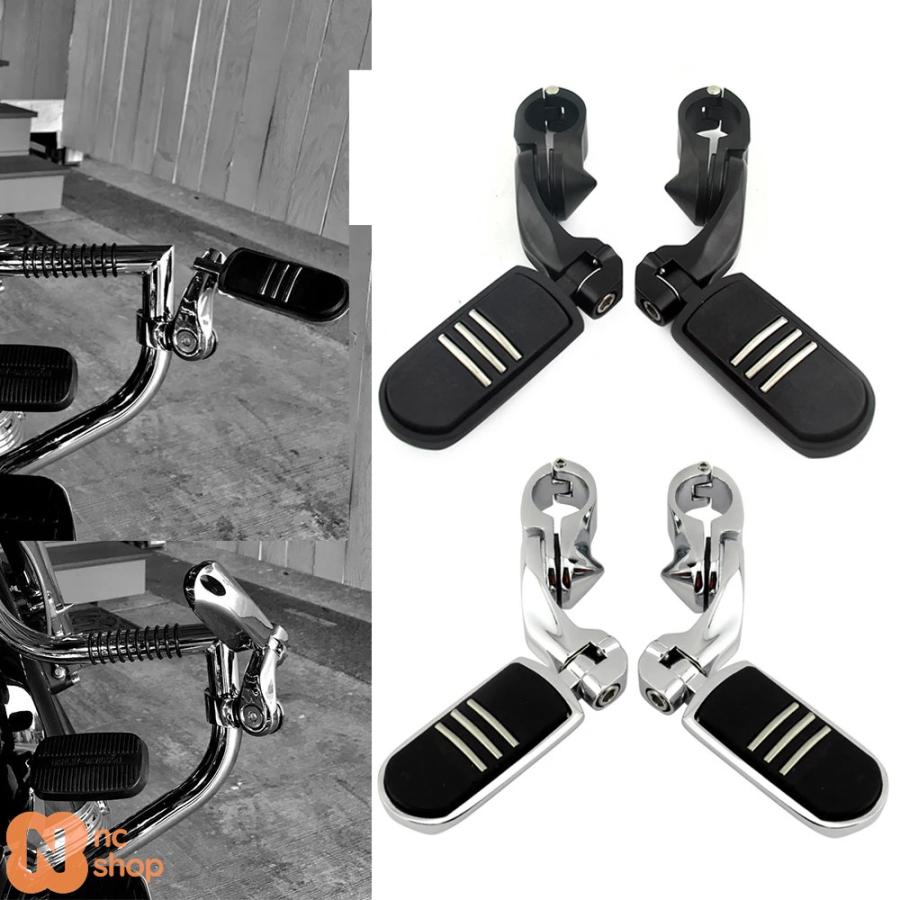32MM 1-1/4インチ バイク用 ハイウェイ用クラッシュバー ペグ