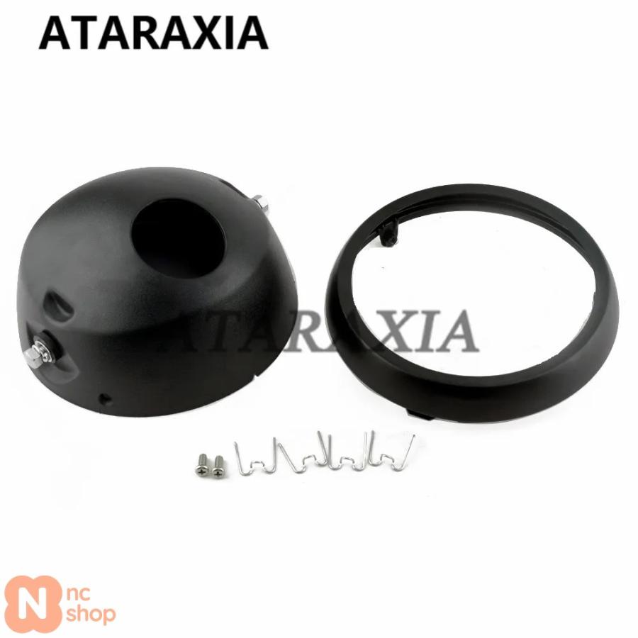 XR250 ヘッドライト　サイドカバー 並行輸入品】 7インチLEDバイクヘッドライトカバー 28-36MMサイド