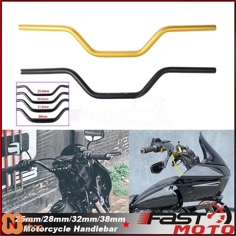 並行輸入品】 バイク用 1インチ 25MM トラッカーハンドルバー ドラッグ