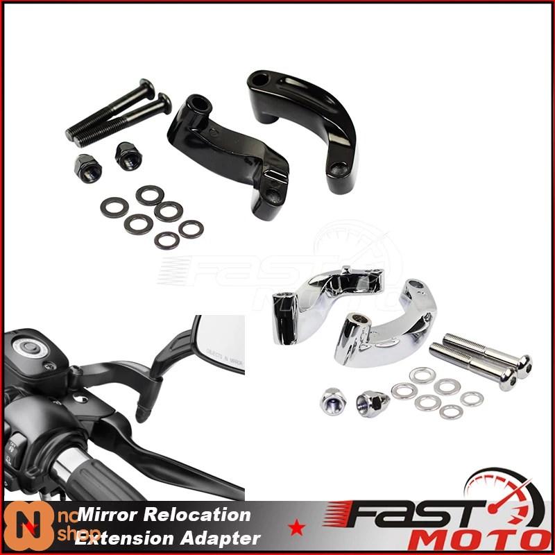 グッズ専用 並行輸入品】 バイク用ミラー ライザー スペーサー 延長アダプター
