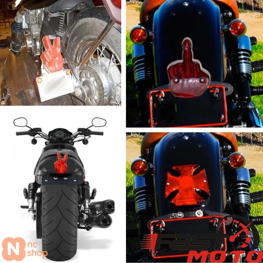 ピースサインテールライト バイク用中指ハンドビクトリーLED ピースサインテールライト バイク用中指ハンドビクトリーLED