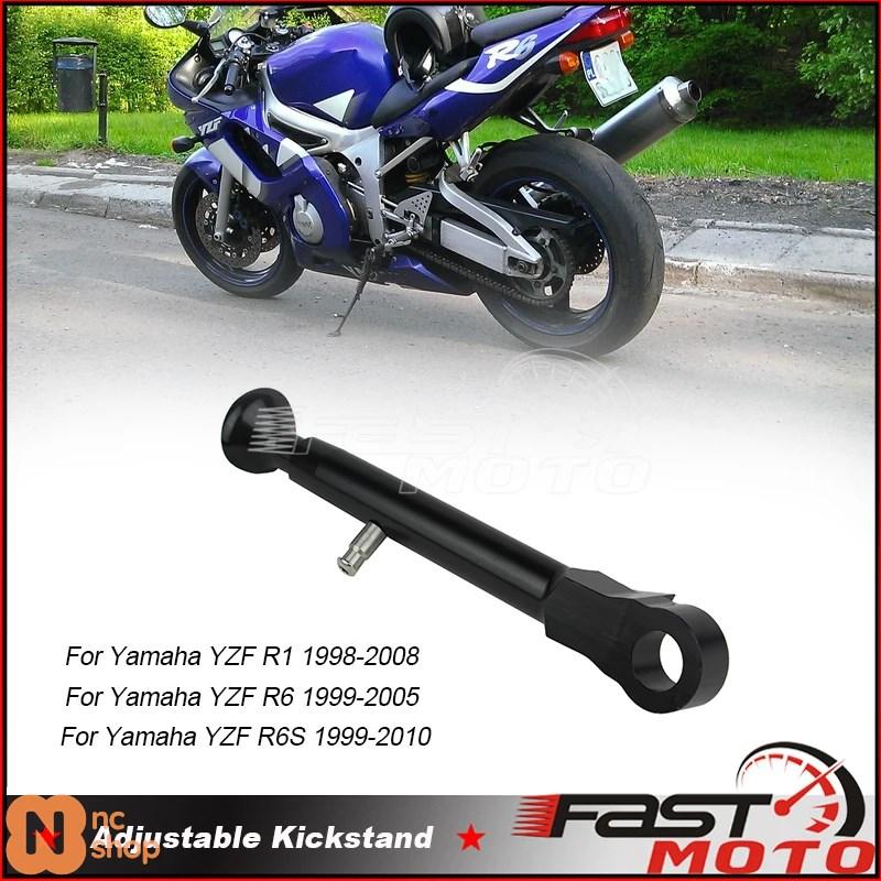 並行輸入品】 バイク用調整式キックスタンド サイドスタンド ヤマハ