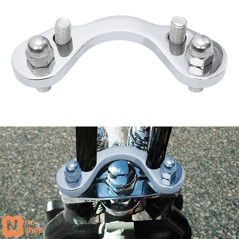 並行輸入品】 バイク用スプリンガーハンドルバーアダプター トップ