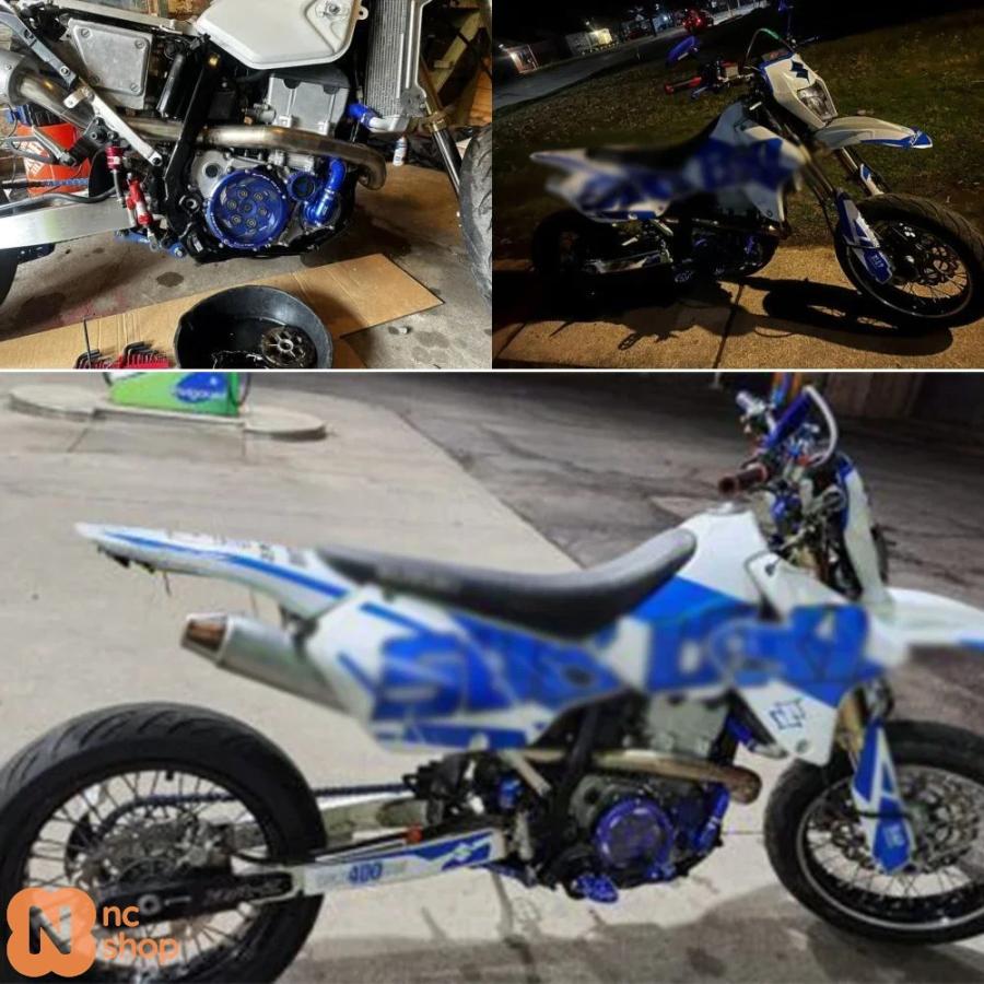並行輸入品】 DRZ400 DRZ400E バイクエンジン クリアクラッチカバー