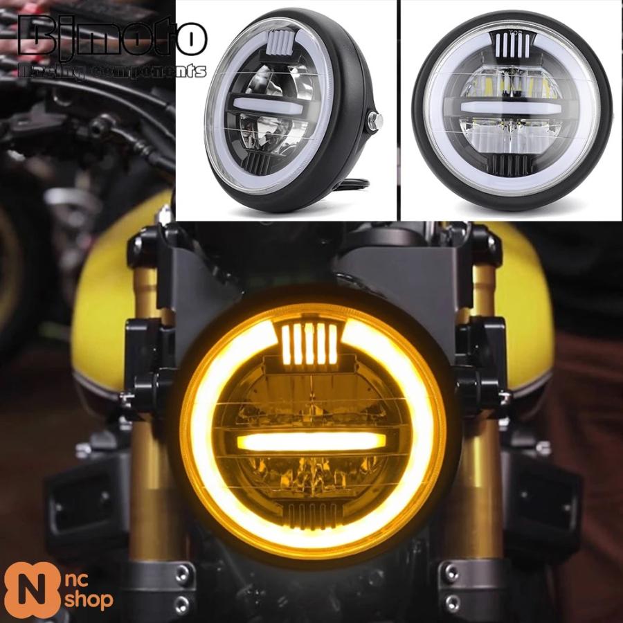並行輸入品】 7.5インチ 汎用 バイク用LEDヘッドライト LEDヘッド