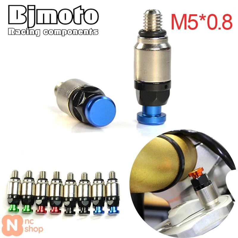 並行輸入品】 バイク M5*0.8 フロントフォークエア抜きバルブ YZ YZF