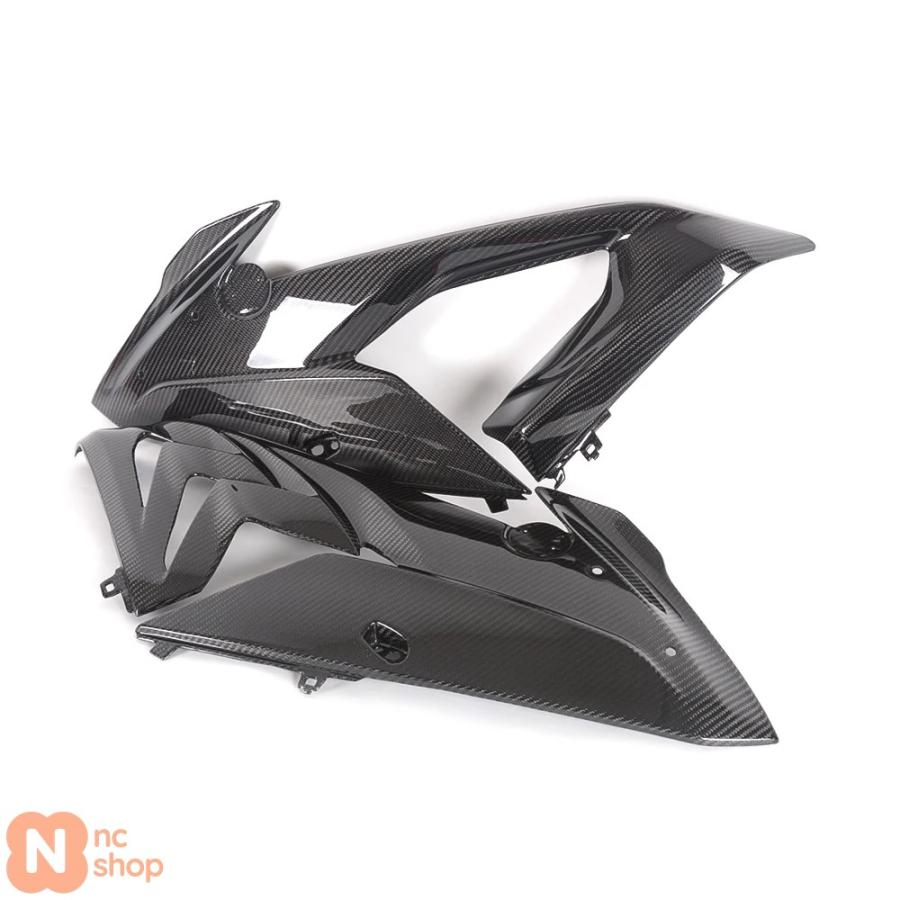 ブランド登録なし - 【並行輸入品】 BMW S1000RR S1000 RR 2015 2016 2017 2018用 100% カーボンフロントサイドパネル 取り替えっこ用 1有りの実 自動二輪車カスタム