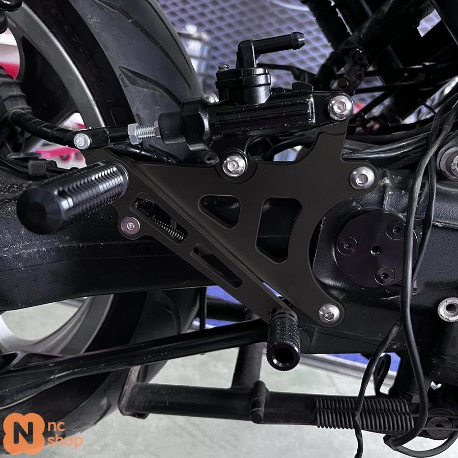 ブランド登録なし - 【並行輸入品】 2色 BMW K100用 ビンテージアルミニウムリアセット 後押し仕かける フットペグ フットレスト 喫茶店レーサー 自動二輪車付属品