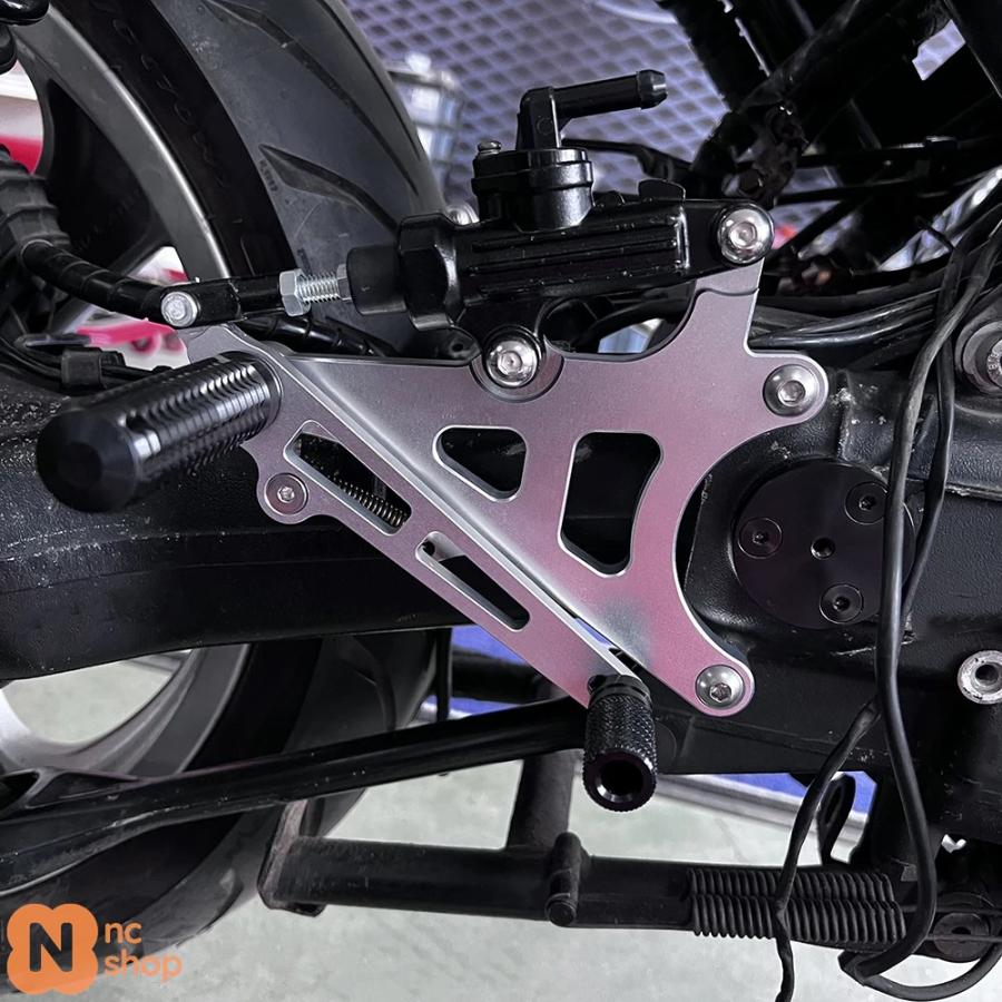 ブランド登録なし - 【並行輸入品】 2色 BMW K100用 ビンテージアルミニウムリアセット 後押し仕かける フットペグ フットレスト 喫茶店レーサー 自動二輪車付属品