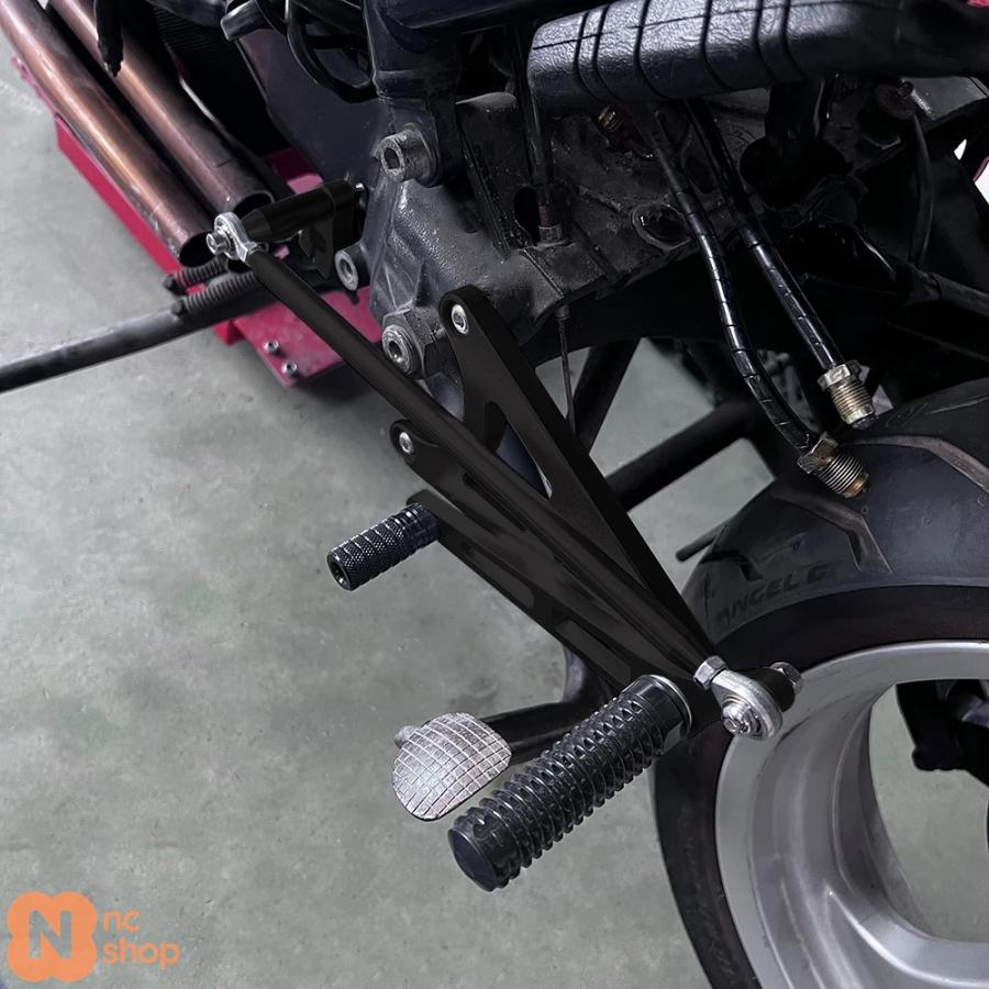ブランド登録なし - 【並行輸入品】 2色 BMW K100用 ビンテージアルミニウムリアセット 後押し仕かける フットペグ フットレスト 喫茶店レーサー 自動二輪車付属品
